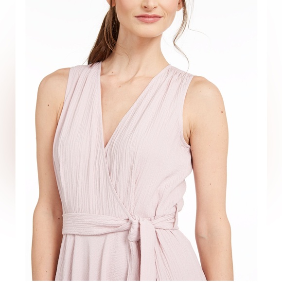 NWT Calvin Klein Gauze Mock Wrap Jumpsuit, 4 - Picture 7 of 7